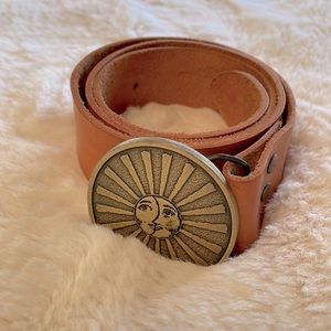 Wings Hawaii Sun Leather Belt
